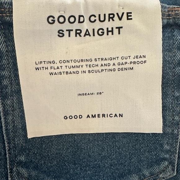 NWT! Good American - Good Curve Straight - Picture 3 of 5